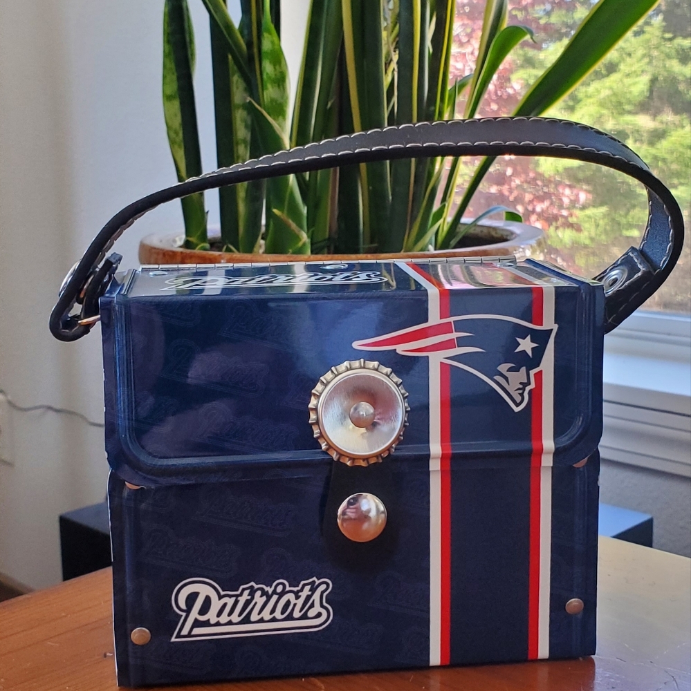 Official Blue Patriots Metal Handbag.